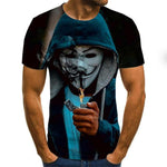 2020 letter Series Printed 3D T-shirt Round Neck Short Sleeve Women Tees Men Casual Women's T shirts Tops