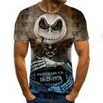 2020 letter Series Printed 3D T-shirt Round Neck Short Sleeve Women Tees Men Casual Women's T shirts Tops