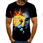 2020 letter Series Printed 3D T-shirt Round Neck Short Sleeve Women Tees Men Casual Women's T shirts Tops